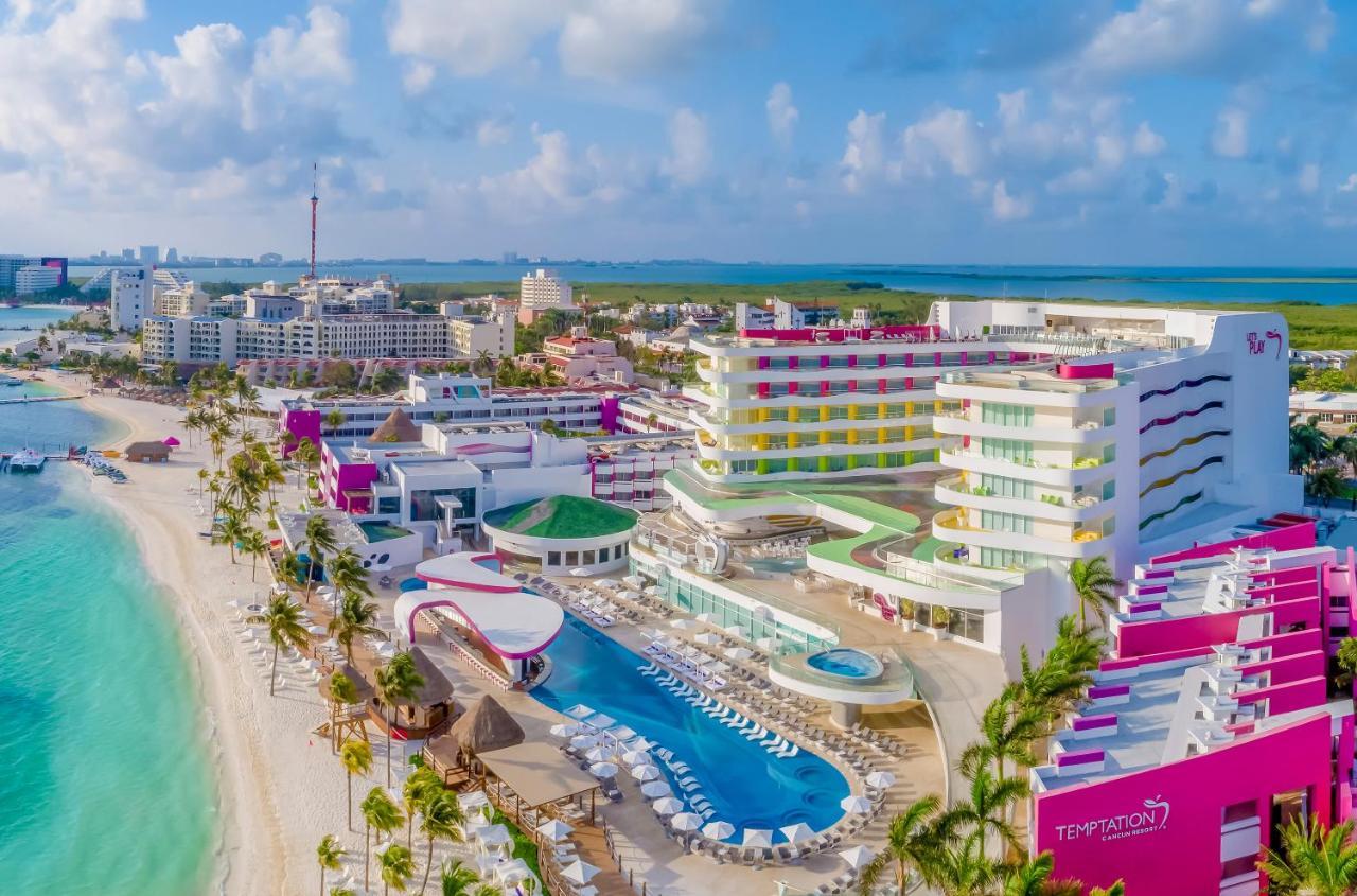 Temptation Cancun Resort (Adults Only) Esterno foto The Fives Beach Hotel & Residences