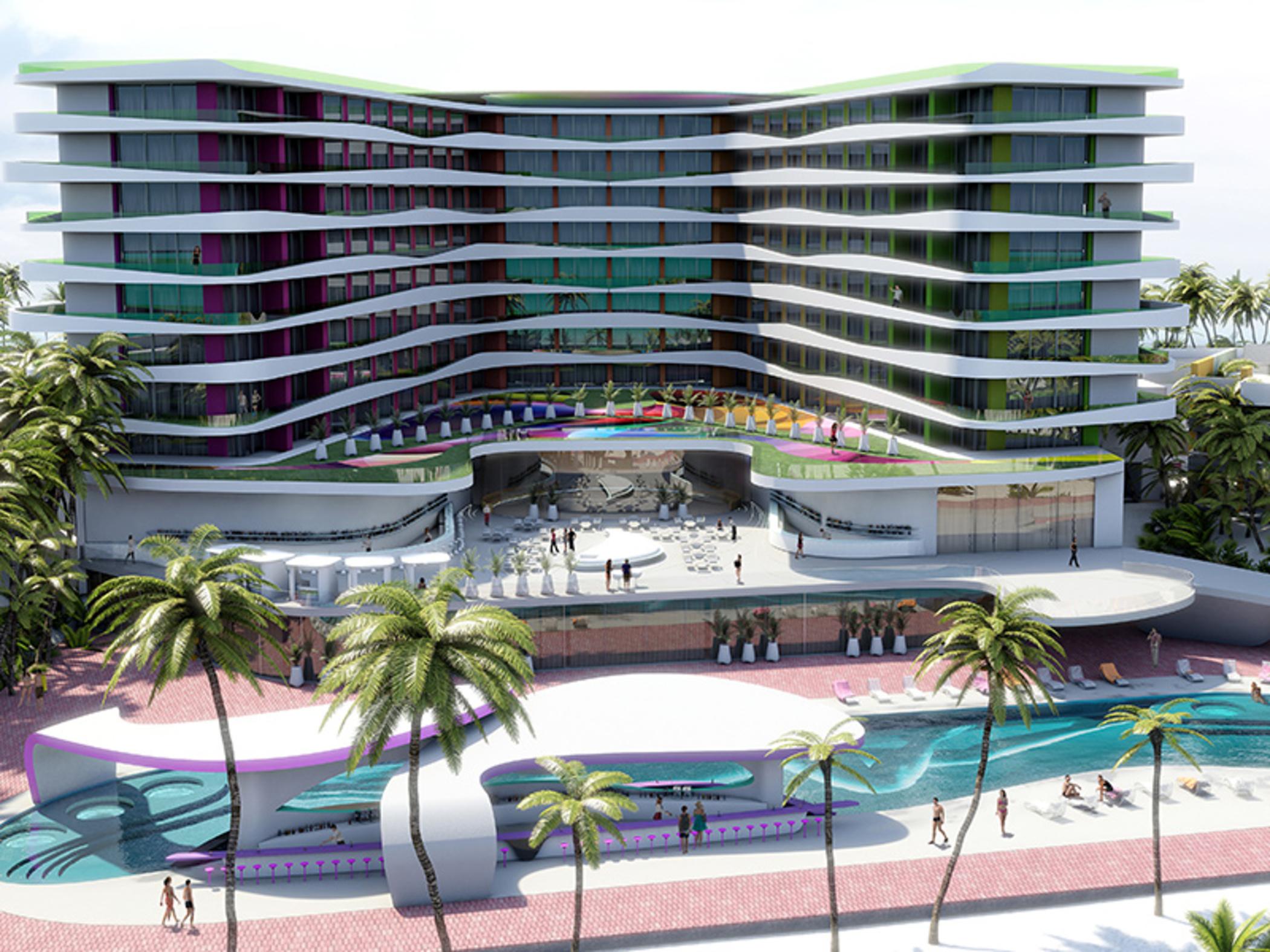 Temptation Cancun Resort (Adults Only) Esterno foto The proposed hotel