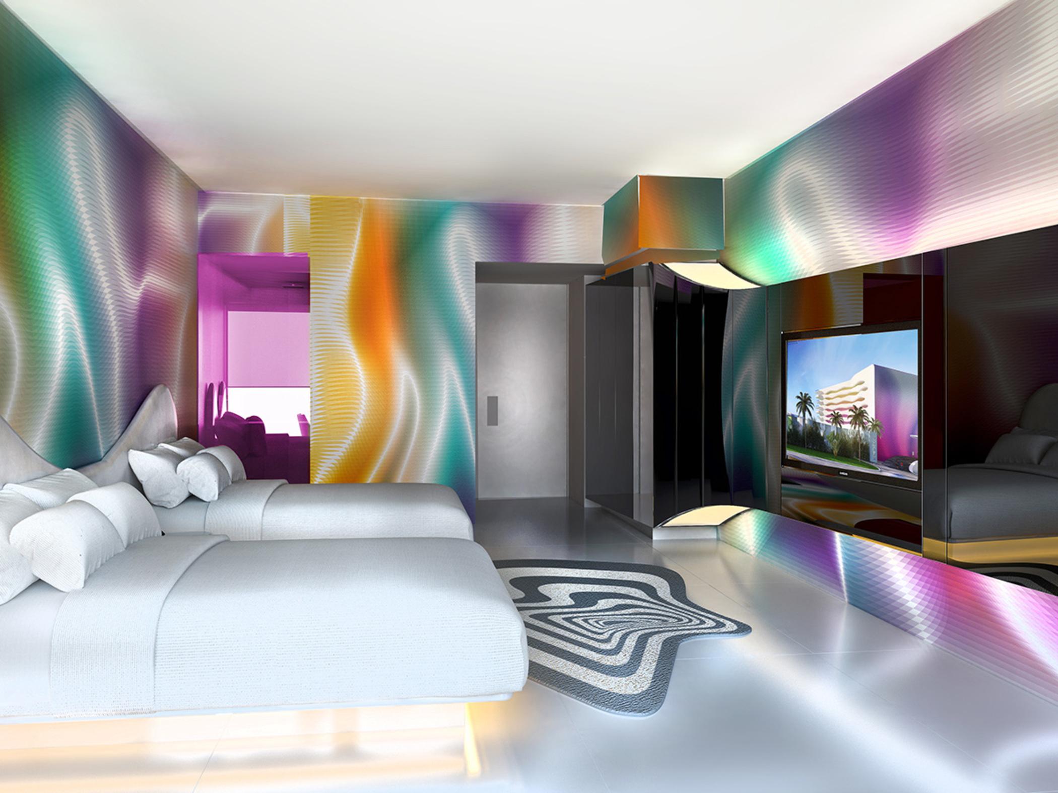 Temptation Cancun Resort (Adults Only) Esterno foto A room at the hotel
