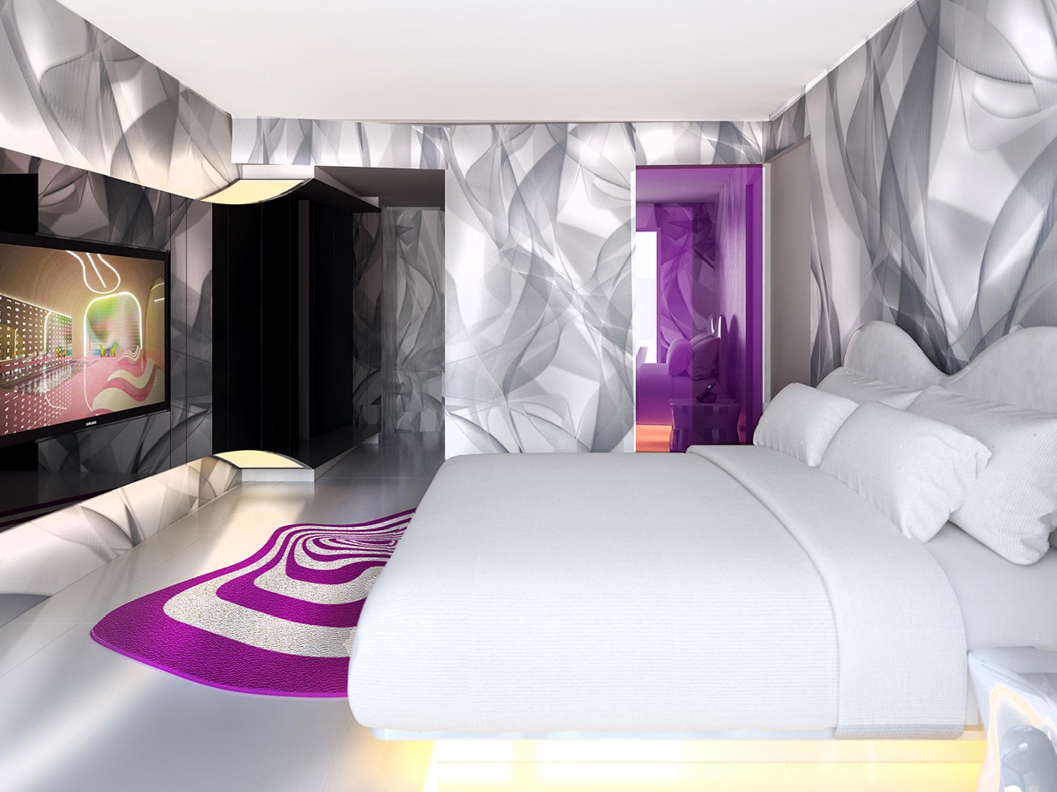 Temptation Cancun Resort (Adults Only) Esterno foto A room at the W Hotel