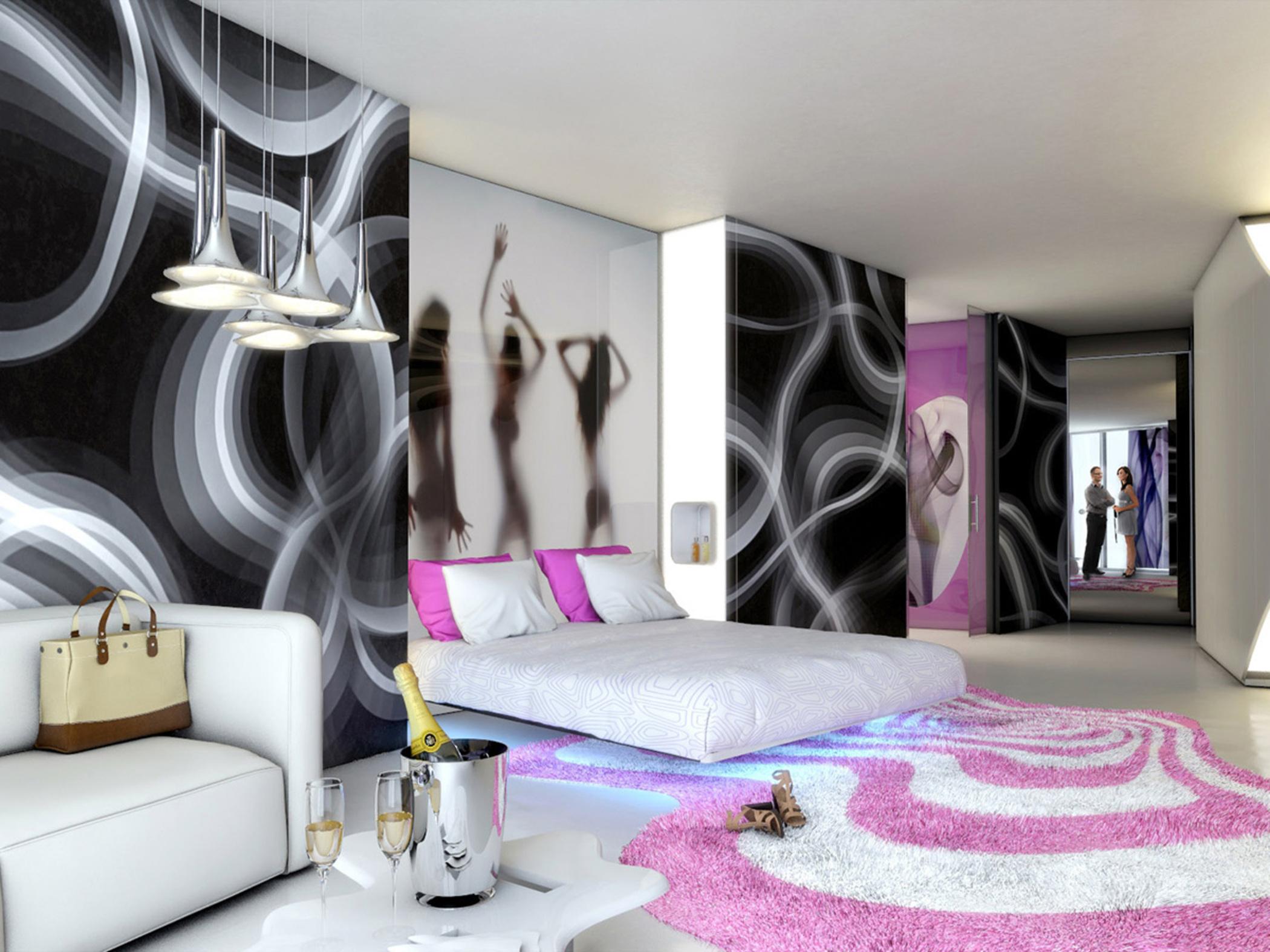 Temptation Cancun Resort (Adults Only) Esterno foto A room at the W Hotel